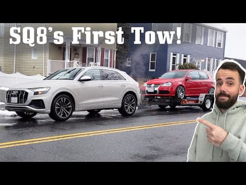 My First Time Towing With My Audi Sq8