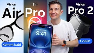 Apple Bringt Zwei Neue Vr-brillen & Siri Wird Endlich Intelligent!