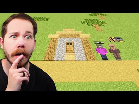 Minecraft, But The Entire World Is Flat!