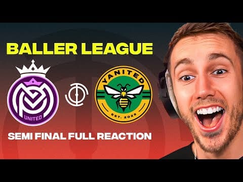 Miniminter Reacts To Mvps United Vs Yanited | Baller League Uk Semi Final