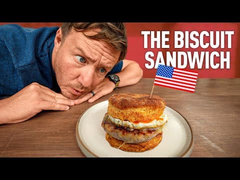 American Biscuit Sandwiches… Better Than I Expected (brit Tries)