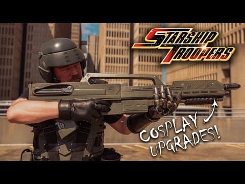 Starship Troopers Cosplay Upgrades - Resin Cast M3 Helmet And 3d Printed Morita Finishing Techniques