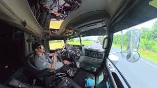 Trucker Traffic Asmr. Cb Chatter Gear Shifting And Jakes