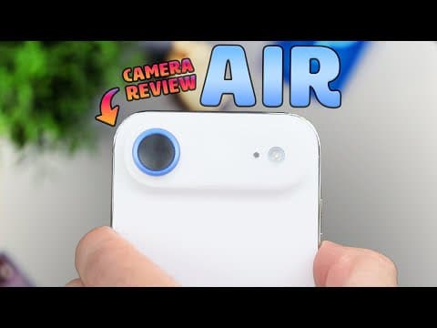 Iphone Air Camera Review: Pros, Cons & Honest Thoughts After 1 Week!