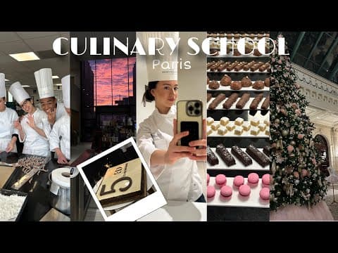 Culinary School Vlog| Confectionery Week, University In Paris, Friends,