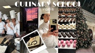 Culinary School Vlog| Confectionery Week, University In Paris, Friends,