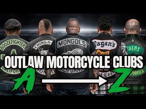 I Documented Every Motorcycle Club From A To Z 🏍️🌎 (this Has Never Been Done)
