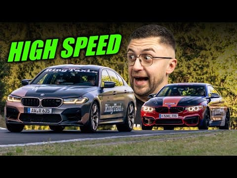 420(d) Blaze It! Track Diesel Vs Ring Taxi! // Nürburgring