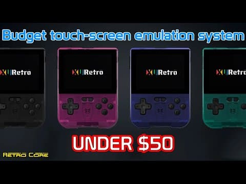 Bang For Your Buck?  Budget Touchscreen Gaming System - Xuretro Xu20 V32
