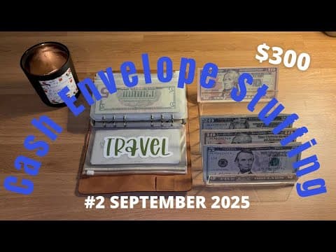 Cash Stuffing #2 September 2025 // Weekly Budget