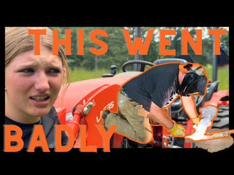 Can We Diy This? Attempting To Weld | Adding Barbed Wire To The Pasture 72"custom Deluxe Chevy Truck