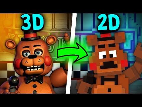 I Made FNAF 2, But It's 2D