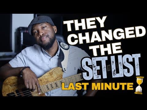 Last Minute Song Changes: A Musician's Survival Guide
