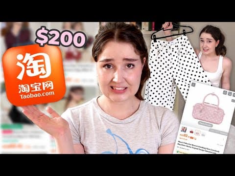 I Spent $200 On Taobao Clothes *is This A Scam?* | Try On Haul + Review Ft Linjer
