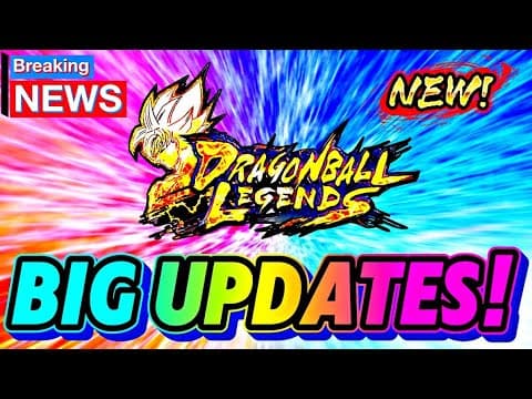 🔥 Big Updates Confirmed Incoming!!! Bigger Than Ground Battles?!?! (dragon Ball Legends)