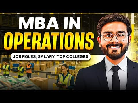 Mba In Operations Management | Top Jobs, Life, Salary And Best Mba Colleges In Operations