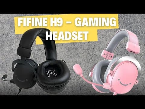 Surprisingly Great Sounding  - Fifine H9 Gaming Headset