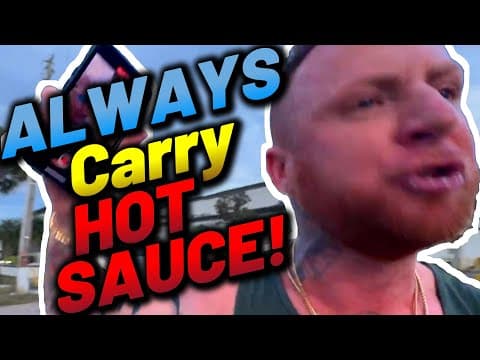 This Is Why Every First Amendment Auditor Needs To Carry Hot Sauce!