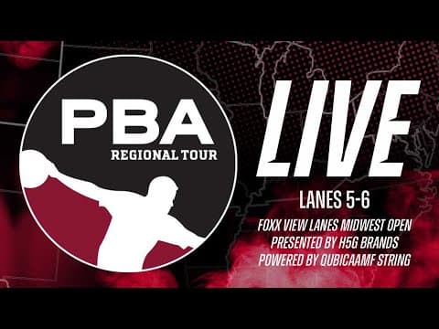 Live | Lanes 5-6 | Advancers Round 2 | Pba Foxx View Lanes Midwest Open