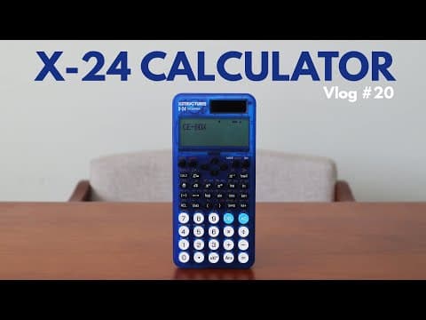 Unboxing X-24 Calculator!