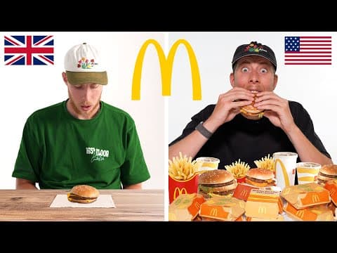 Testing Every Uk Vs Usa Fast Food