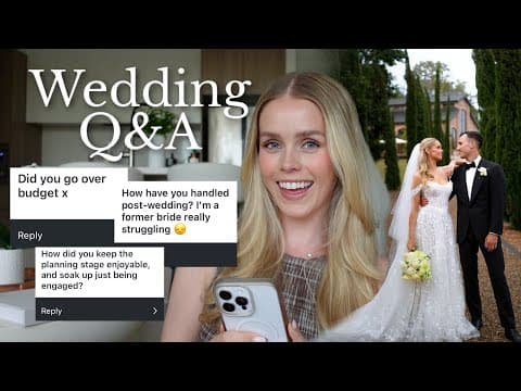 Wedding Q&a | Advice, Budget, Regrets & Post Wedding Blues
