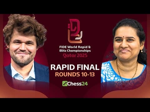 Fide World Rapid Championship 2025: Magnus, Artemiev, Nodirbek, Zhu, Humpy Fight For Title!!