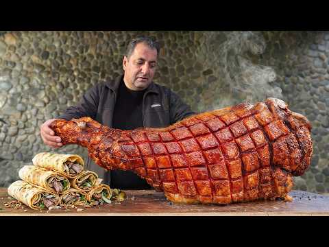 The Juiciest Beef Shawarma With Special Salted Honey Taste!