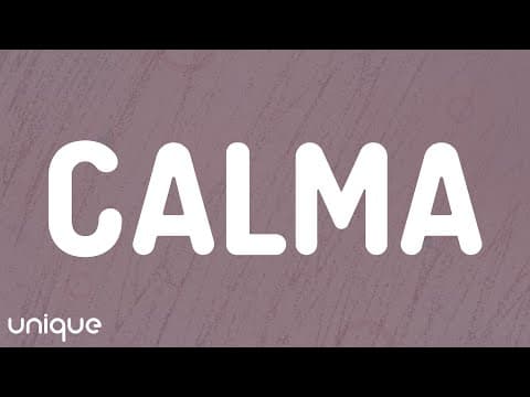 Pedro Capó, Farruko - Calma (remix) [letra/lyrics]