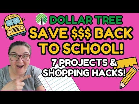 Dollar Tree Back To School Haul – Best Buys + 7 Budget Diy Projects (what To Buy Vs Skip!)
