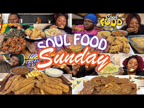 Most Popular Soul Food Sunday Compilation!!! | Hashtag The Cannons | Mukbang Eating Show!!!