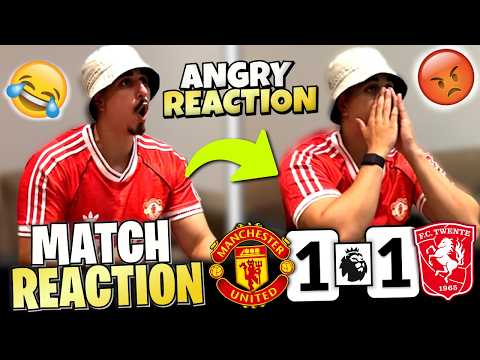 Manchester United Fan Reacts To Crazy 1-1 Draw With Fc Twente!