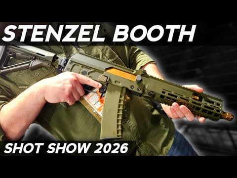 Entire Stenzel Booth: 556 Version, New Color Options, And More! Shot Show 2026