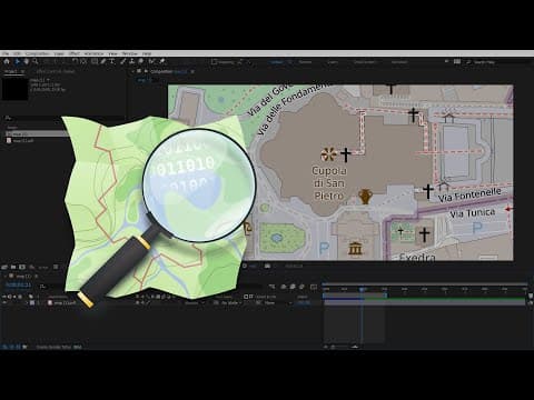Openstreetmap ➡️ Adobe After Effects (4 Ways)