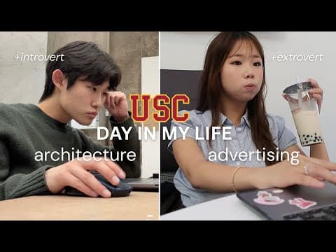 Same Uni But Very Different Peoples' Vlog: Architecture Vs. Advertising