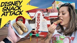 They See Me Pizza Rollin' - Toy Story Land Pizza Planet Spring Rolls Review | Disney Snack Attack