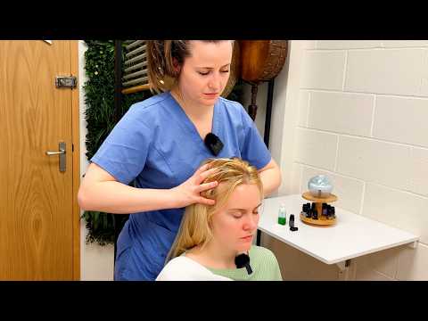 Asmr Indian Head Massage (unintentional Asmr, Real Person Asmr)