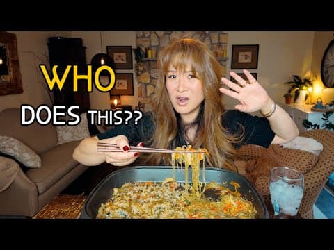 The Most Inconsiderate Thing Someone Ever Did To Me.. 😔 Storytime | Japchae Fried Rice (잡채밥)