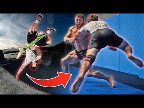 Pro Skateboarder Destroys Bodybuilder In Jiu-jitsu?