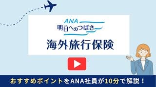 10分で分かる！もっと早く知りたかったanaの保険の魅力〜海外旅行保険編〜