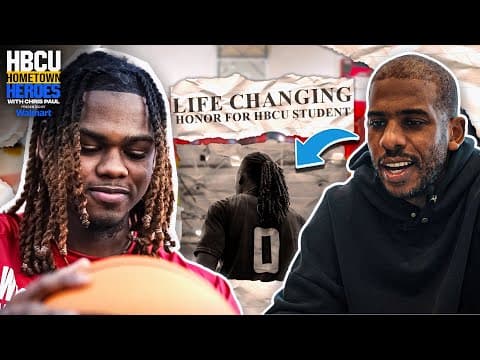 Chris Paul Surprises Hbcu Star Jaiden Thompson With Incredible News | Hbcu Hometown Heroes