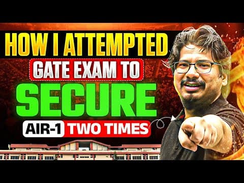 🤫 Secret Paper Attempting Strategy Of Gate Air 1 Twice | Gate Me / Xe Strategy By Negi Sir
