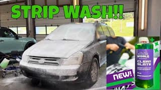 How To Strip Road Film, Wax, Sealants With Detailing World Clean Slate Low Ph Strip Car Shampoo!