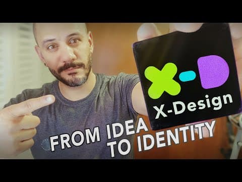 How To Create A Professional Brand Identity In Minutes | X-design Tutorial
