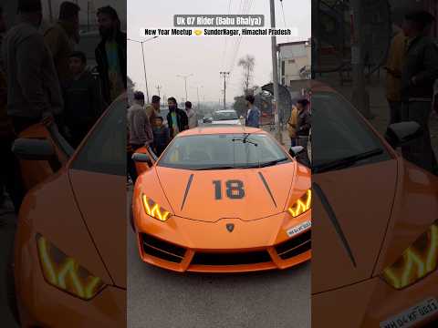 @TheUK07Rider Meet-Up in Himachal Pradesh 😍#lamborghini #newyear2026