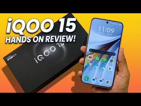 Iqoo 15 Hands On Review - Better Than Oneplus 15?