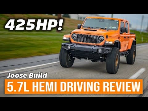 The 5.7l Hemi Jeep Gladiator Driving Review!