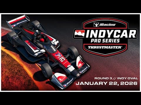 🔴 Live: 2026 Indycar Thrustmaster Iracing Pro Series | Round 3 At Indianapolis