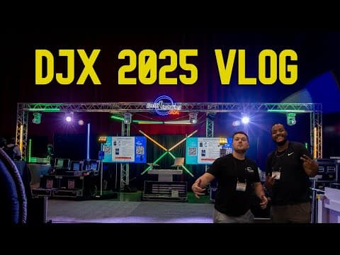 New Dj Gear - Djx 2025 Vlog Recap (both Lighting Usa Booth)