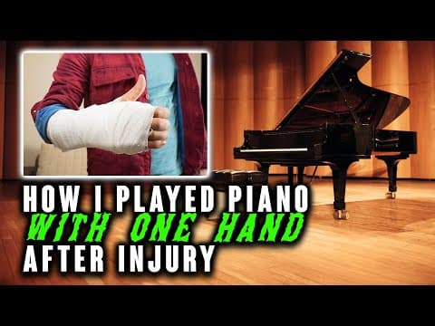 How I Played Piano With One Hand After Injury!